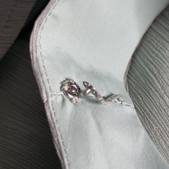 J. Crew Sophia 100% Silk Dress 8 Mint Light Green Fit & Flare Fully Lined Summer - Picture 7 of 8